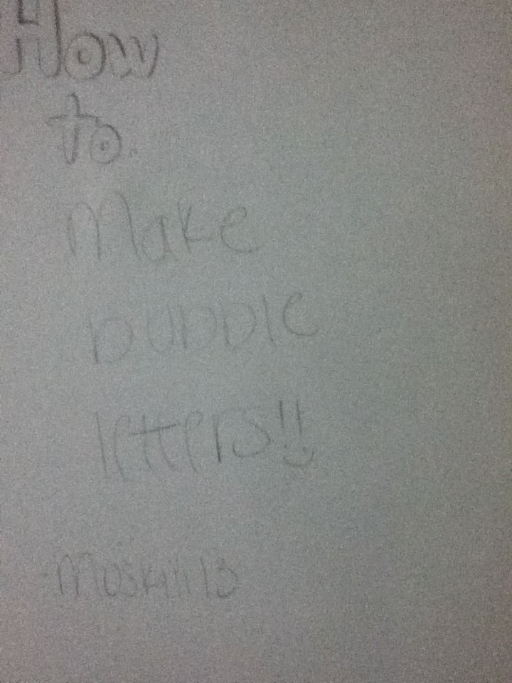 How to Make 3D Bubble Letters!