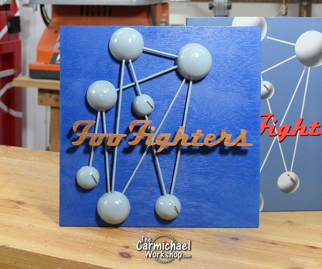 Wooden Foo Fighters Album Cover
