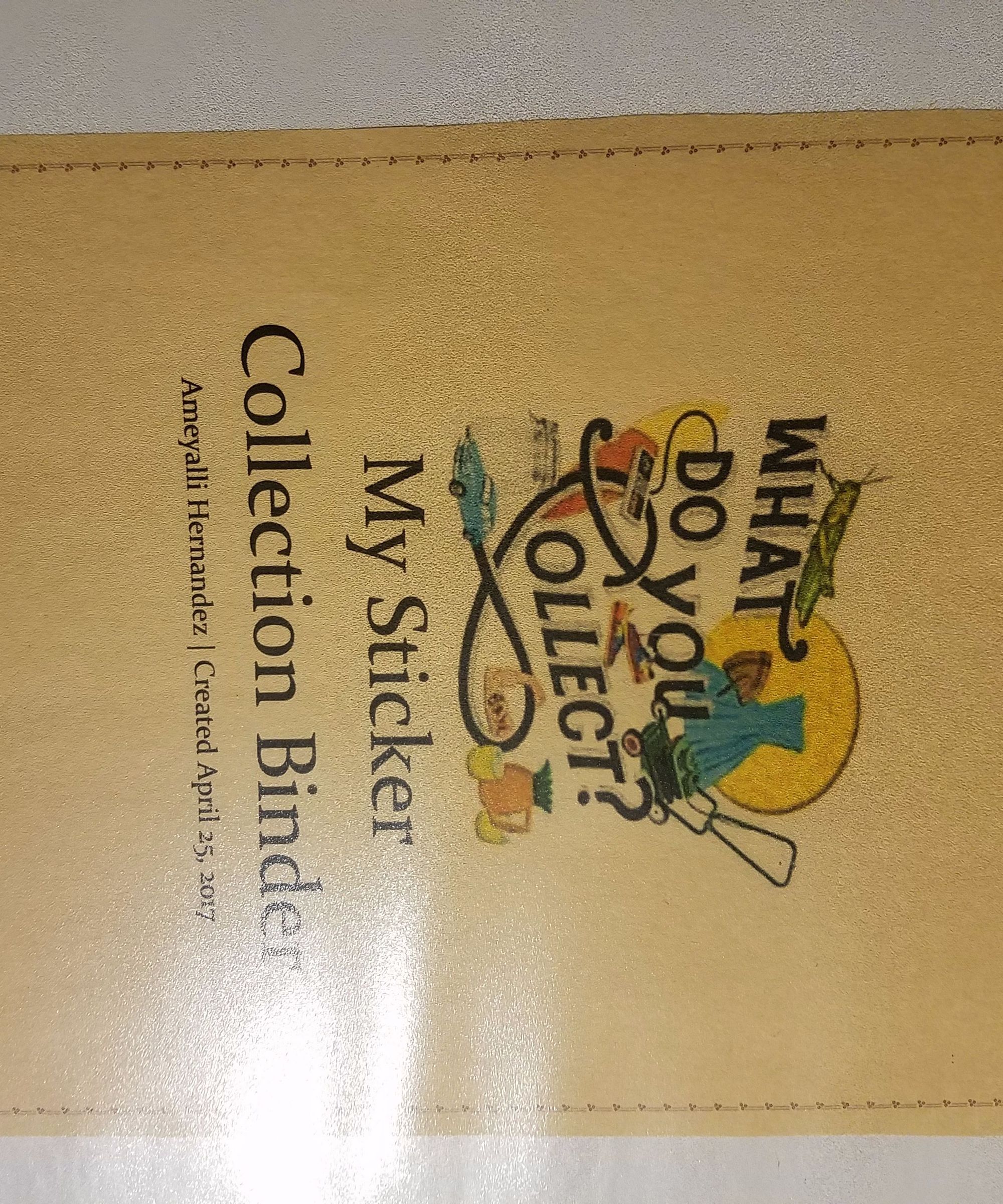 Sticker Collection Binder