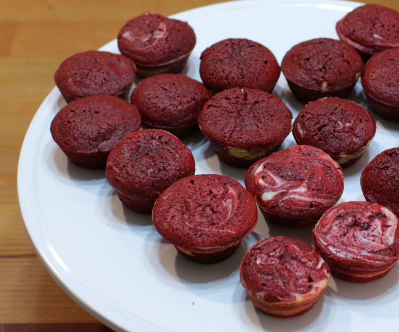 Red Velvet Cheesecake Brownie Bites