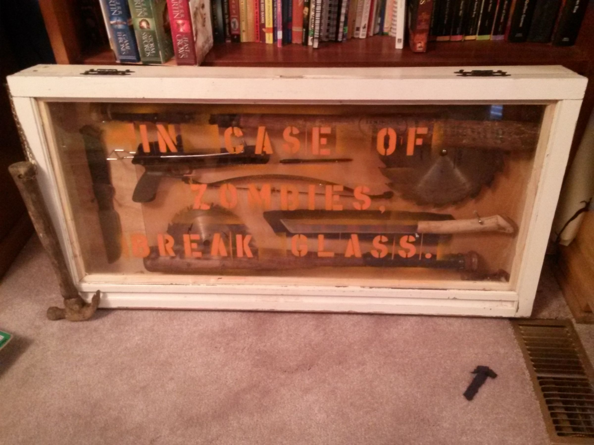BREAK IN CASE OF ZOMBIES