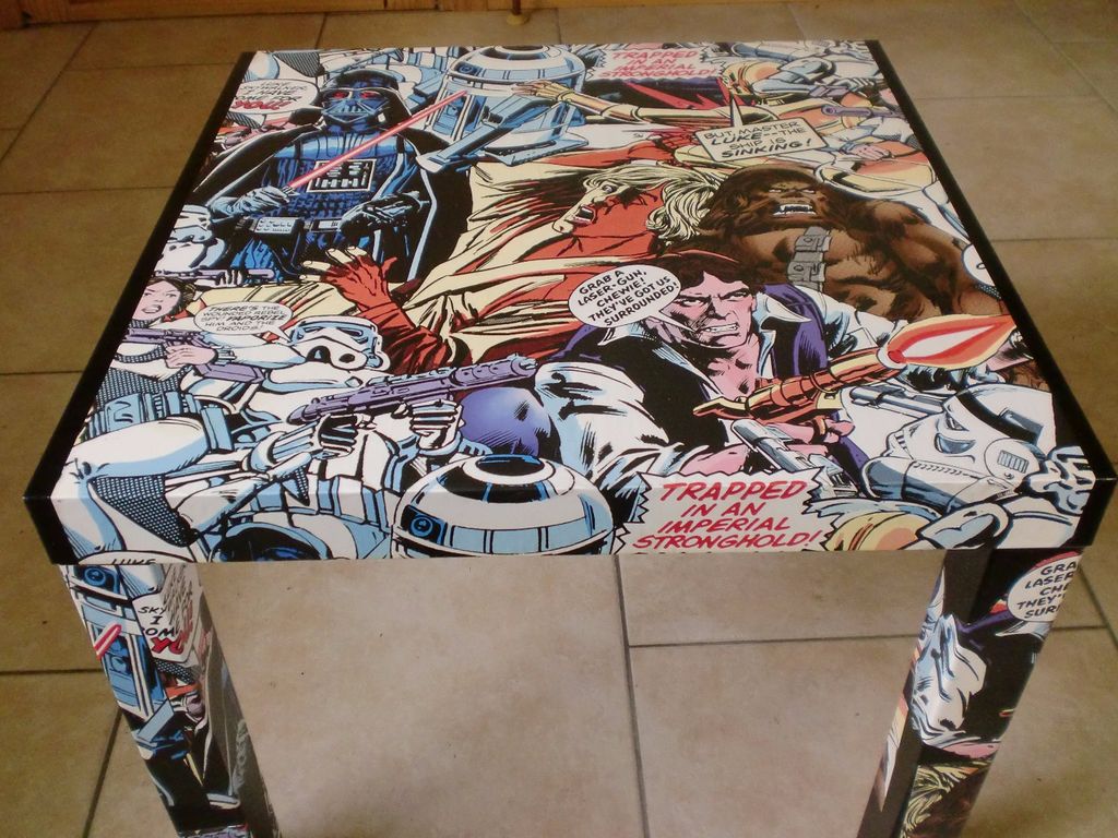 Comic Box Table Comic Book Coffee Table - Instructables