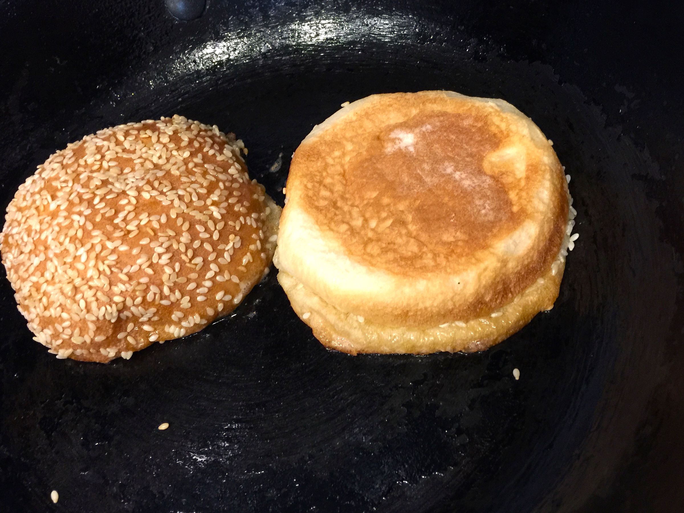 StepByStep Toasting Hamburger Buns on Stove 8 Steps (with Pictures