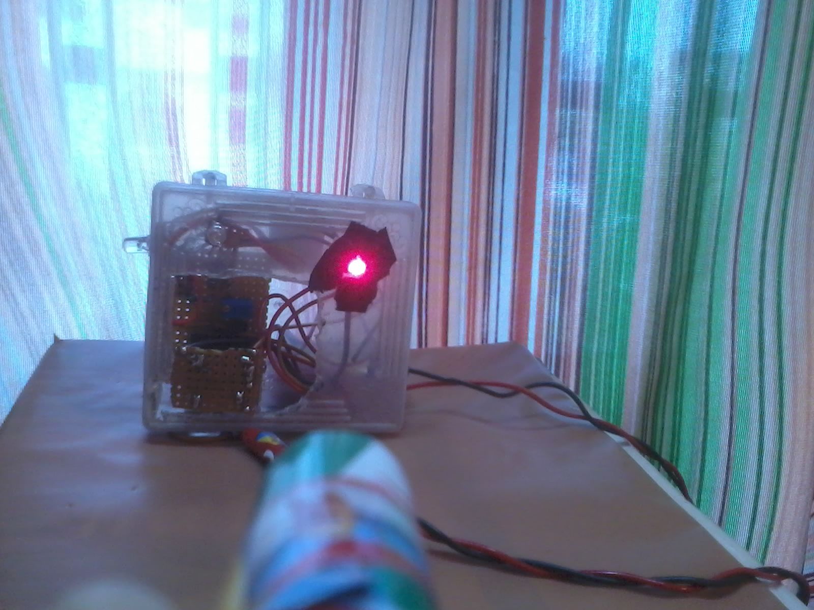 Laser Beam Alarm System With Rechargeable Battery for Laser 10 Steps