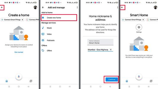 Setup the Google Home App