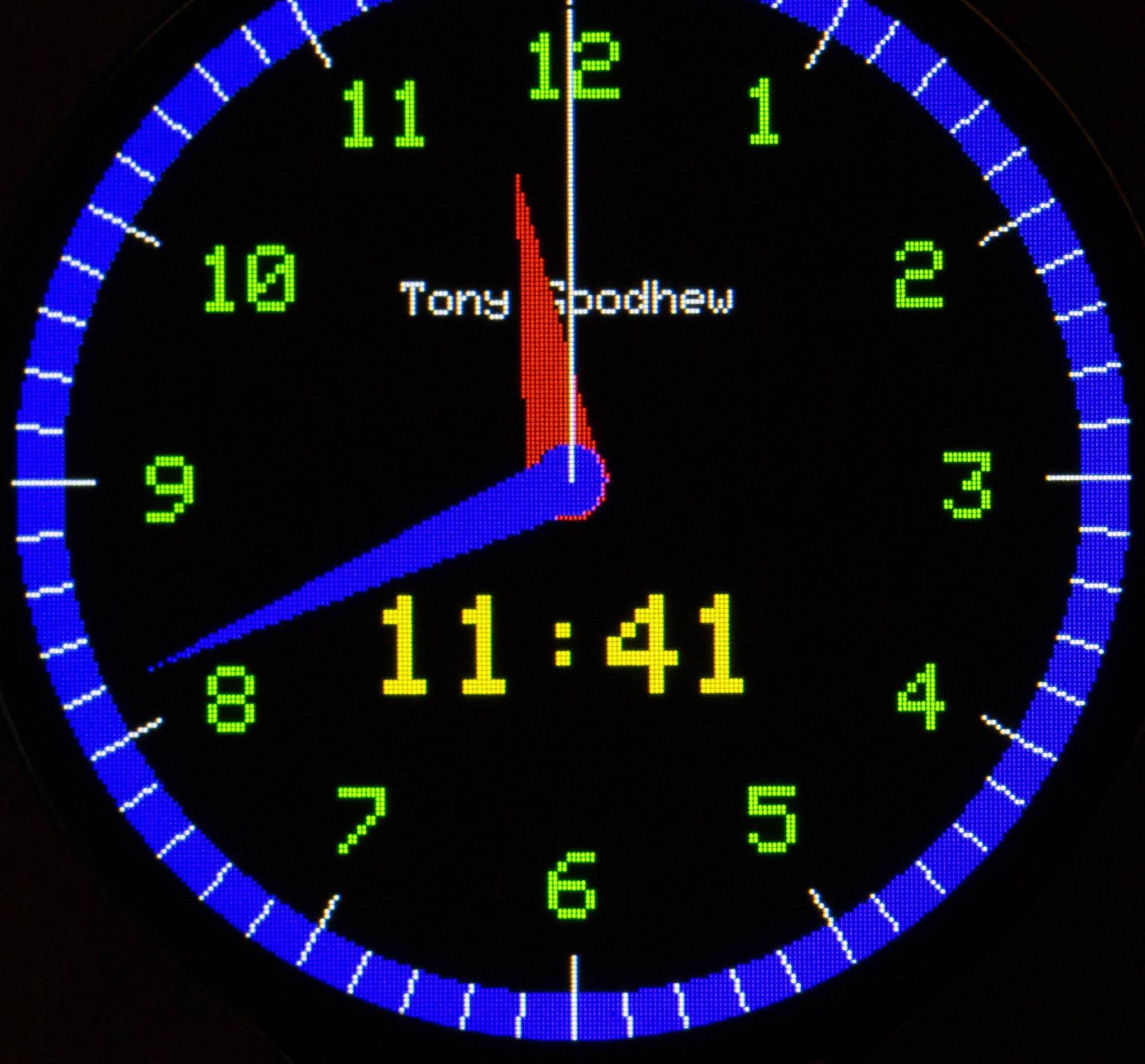 Digital Watch Display MicroPython 10 Steps Instructables