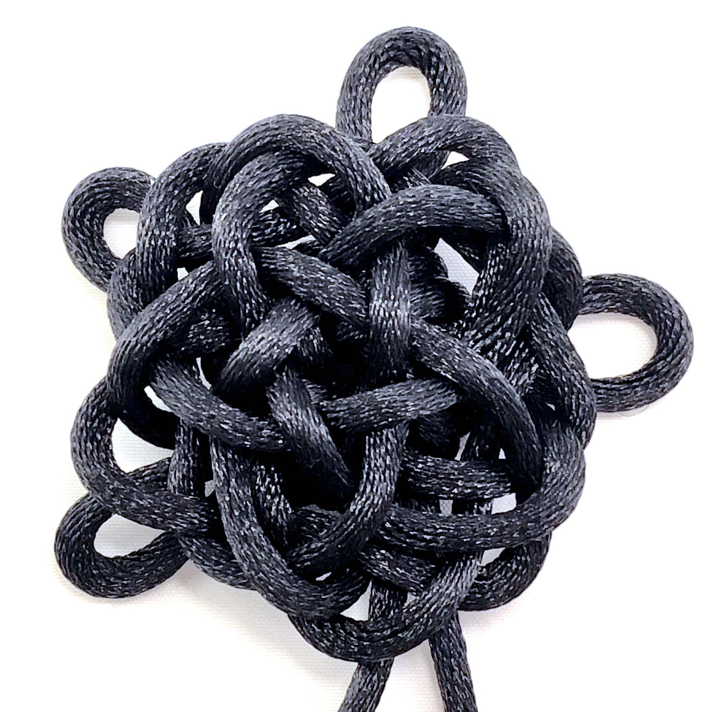 Mat Faced Good Luck Knots 5 Steps Instructables