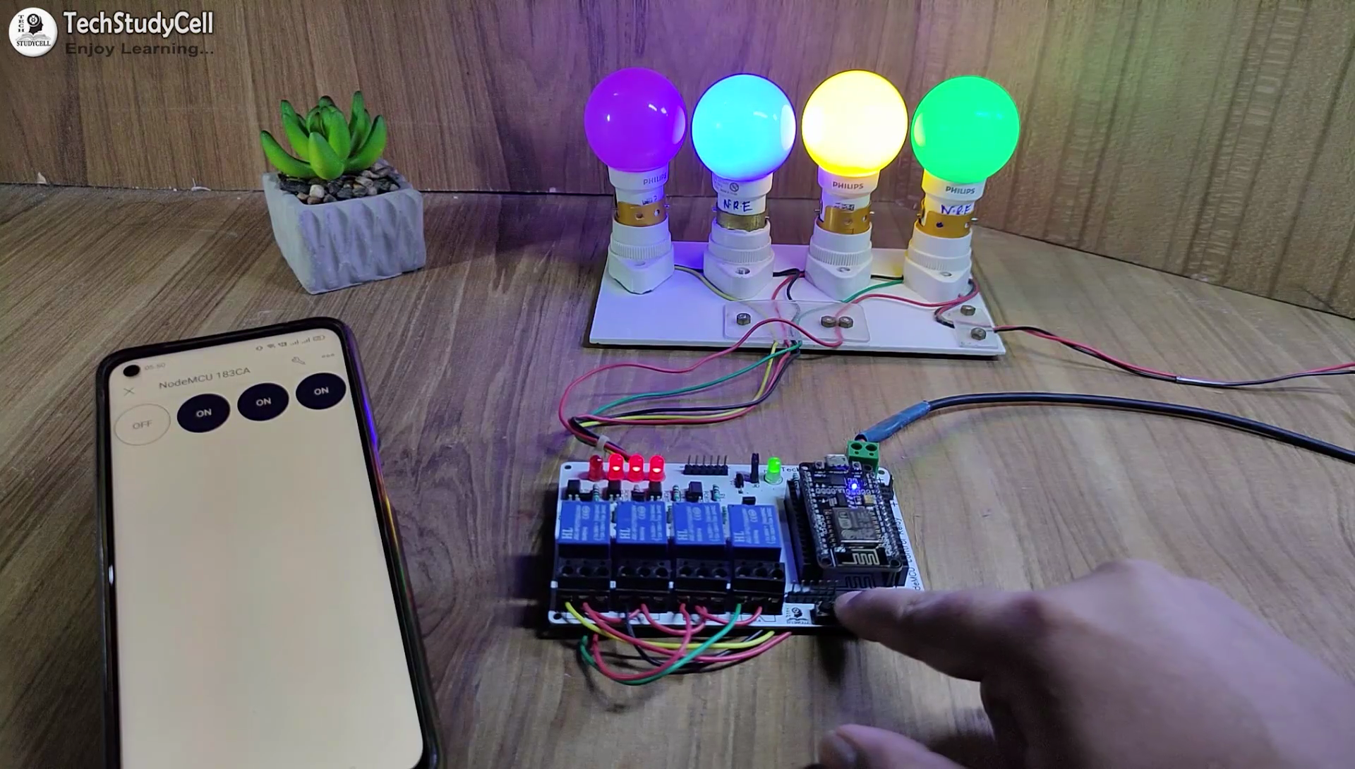 ESP8266 Home Automation Project Using NodeMCU and New Blynk App | IoT ...