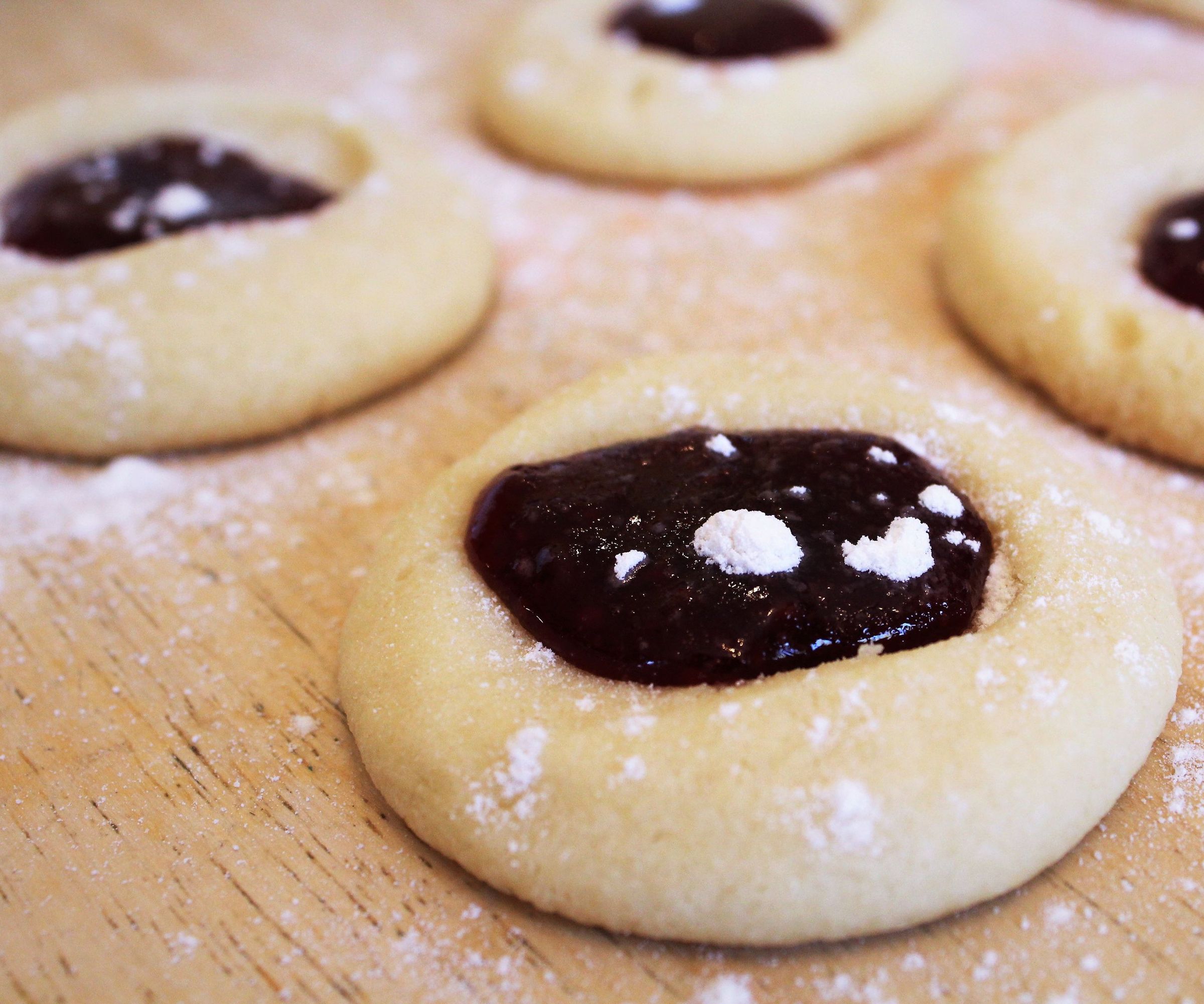 Fruit Thumbprint Cookies