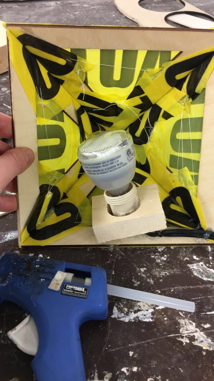 Attaching the Lightbulb.