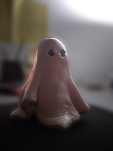 How to Make a Flickering Eyes Ghost With Homemade Clay