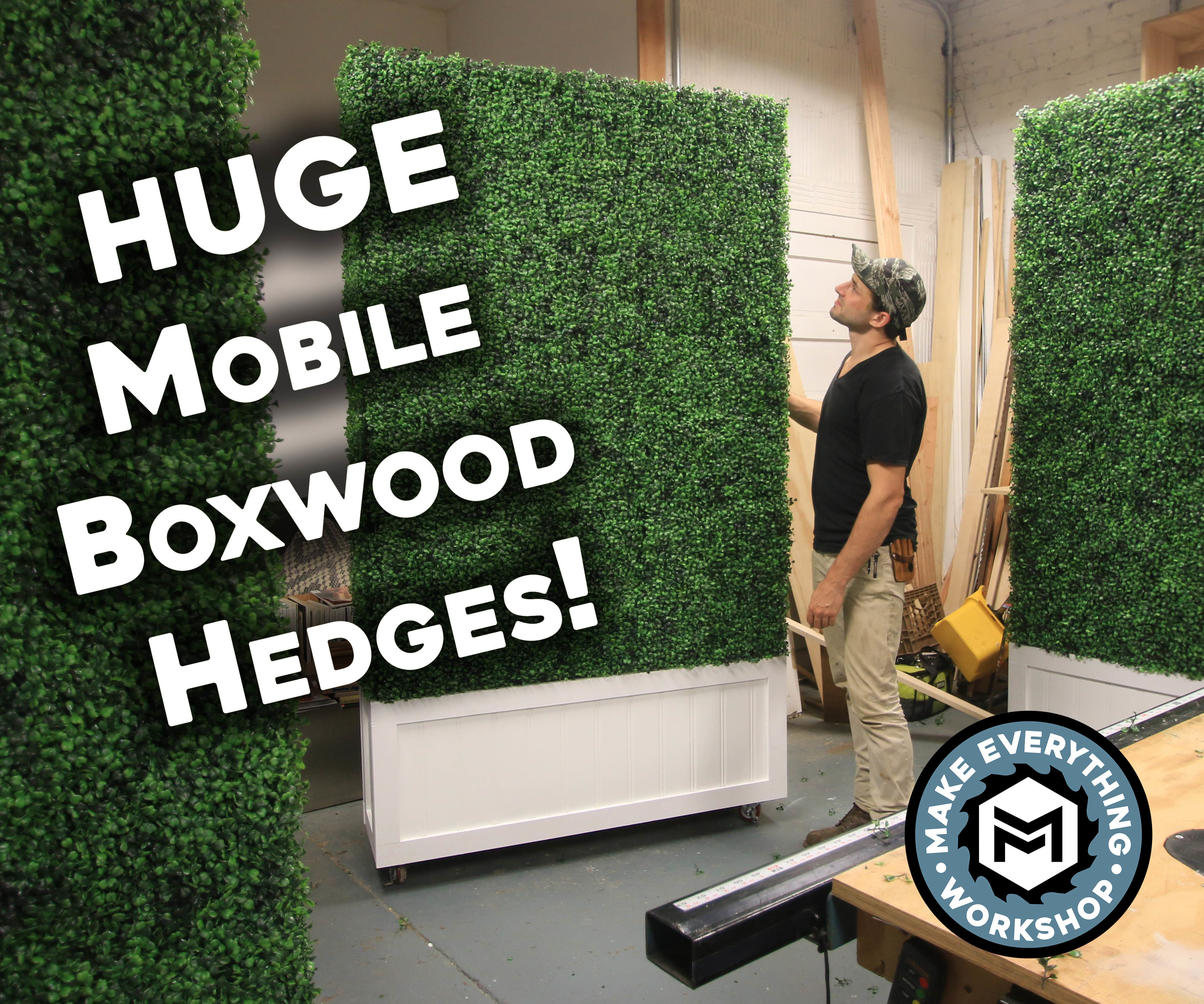 How To: Mobile Boxwood Hedges! (Artificial)
