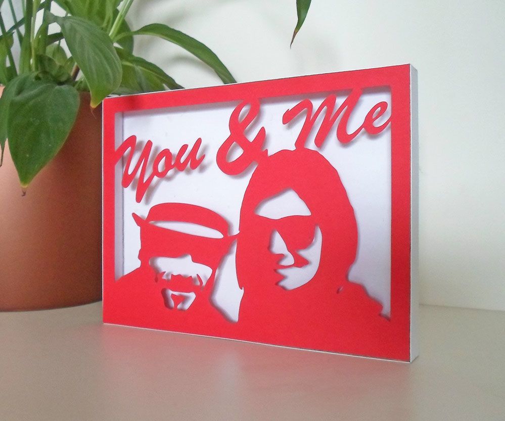 Customized Paper Cut Portrait