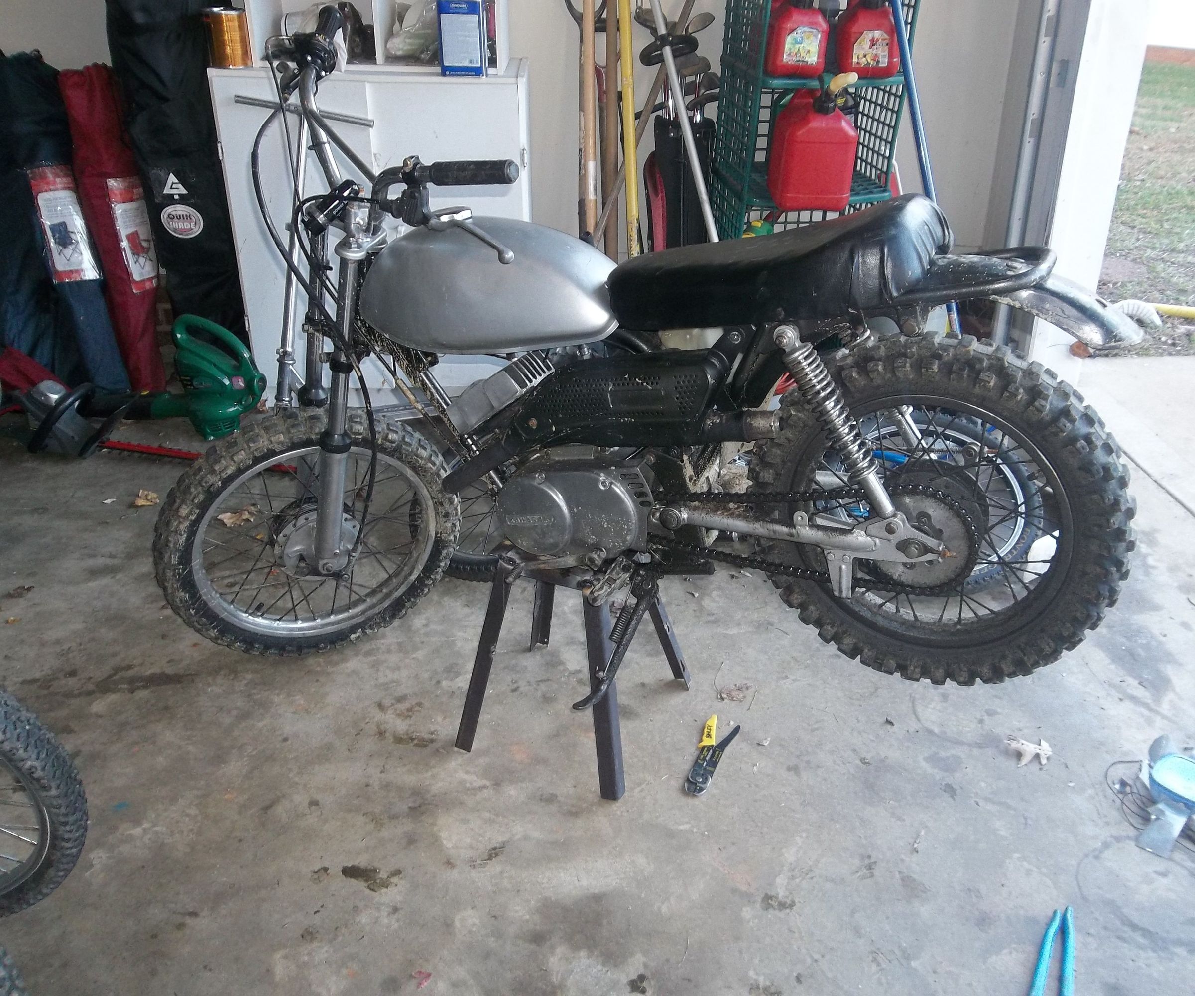 Homemade Dirt Bike Stand