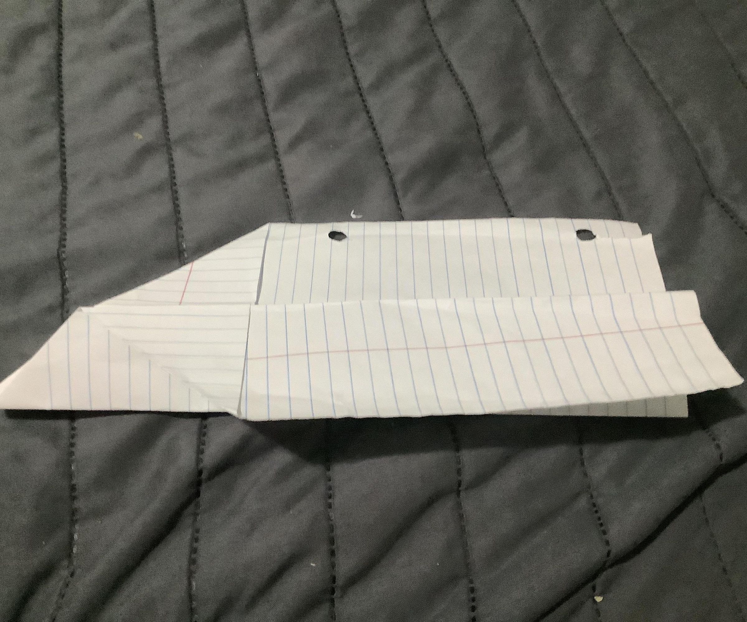 How to Make a Basic Paper Airplane It Flies Pretty Far