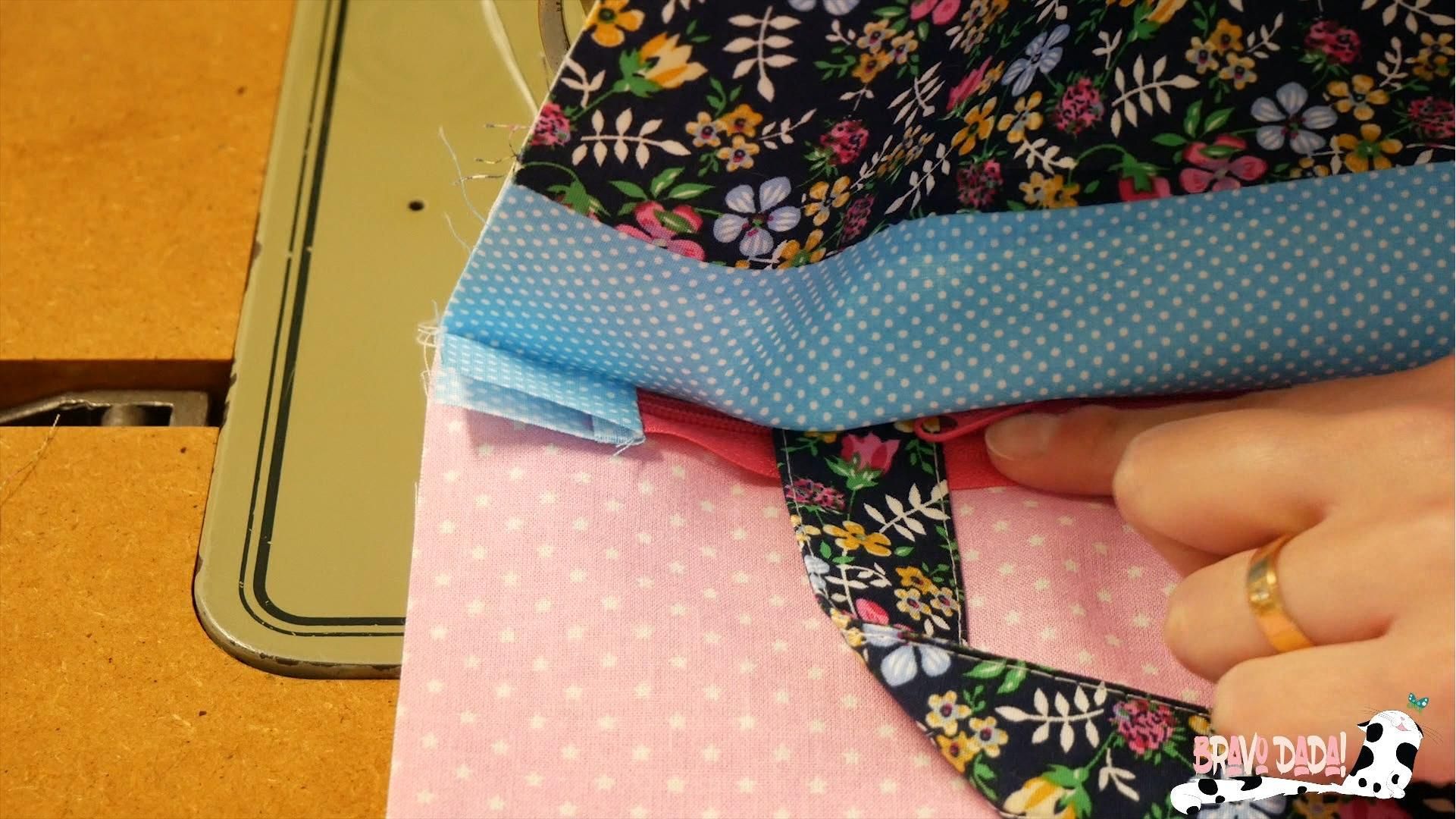 DIY How to Make a Zippered and Lined Tote Bag With Boxed Corners