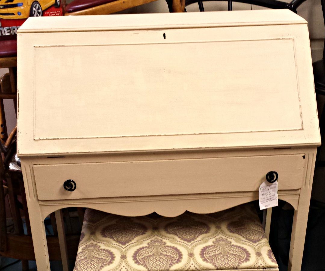 Updated Desk with Hidden Storage