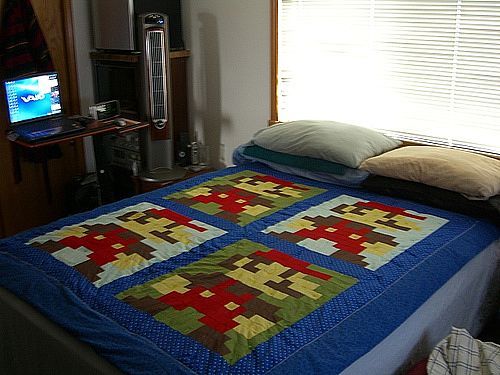 Mario Quilt Block