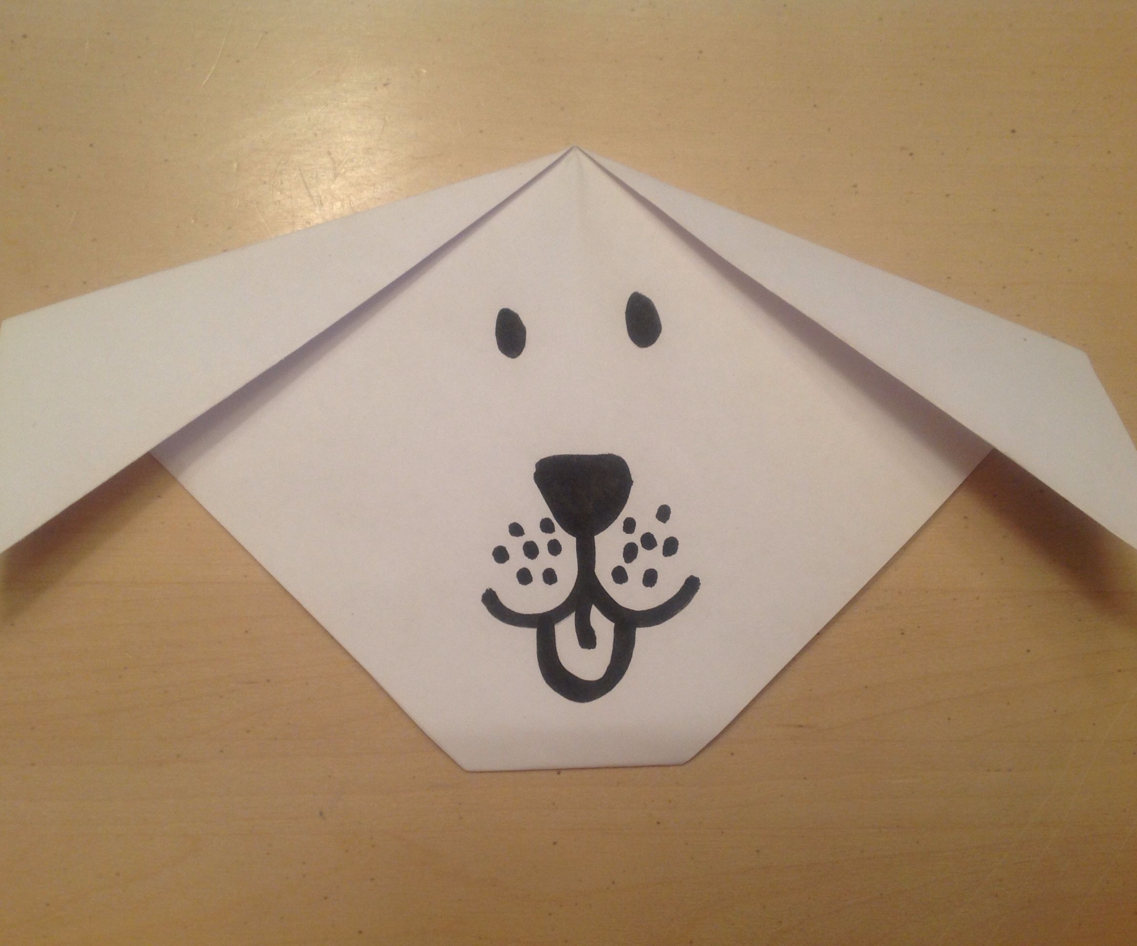 How to Make a Simple Origami Dog
