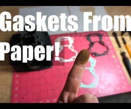 Making Gaskets With Paper and One Dirty Trick