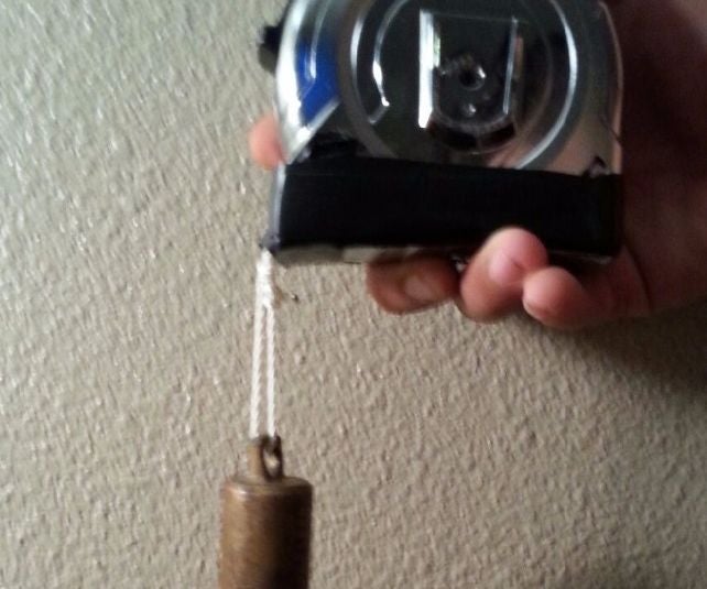 Plumb Bob,tape Measure Reel 5 Steps Instructables