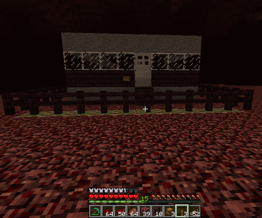 Nether Base With Defenses and Panic Room