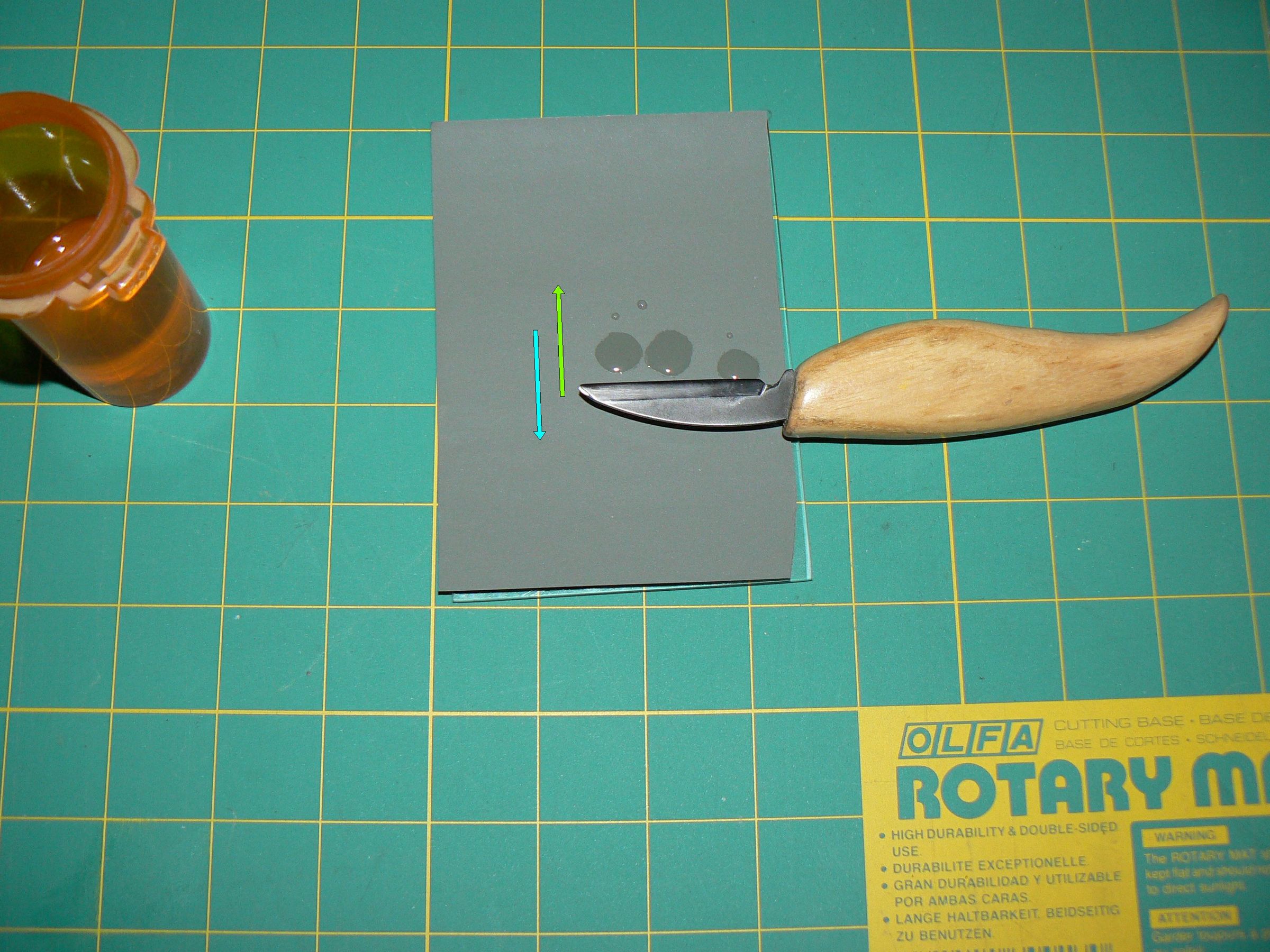 Getting a Knife Razor Sharp With Sand Paper 3 Steps Instructables