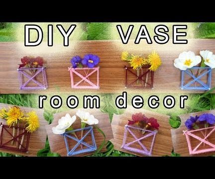 DIY Mini VASE Room Decor Ideas **without Water *with Video
