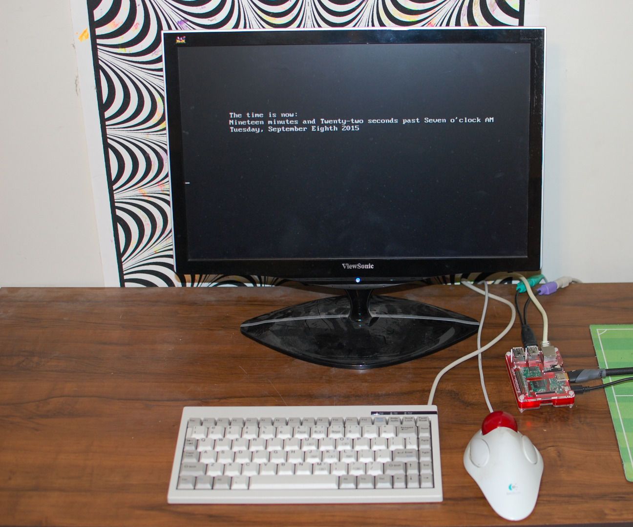Natural Language Clock for RaspberryPi