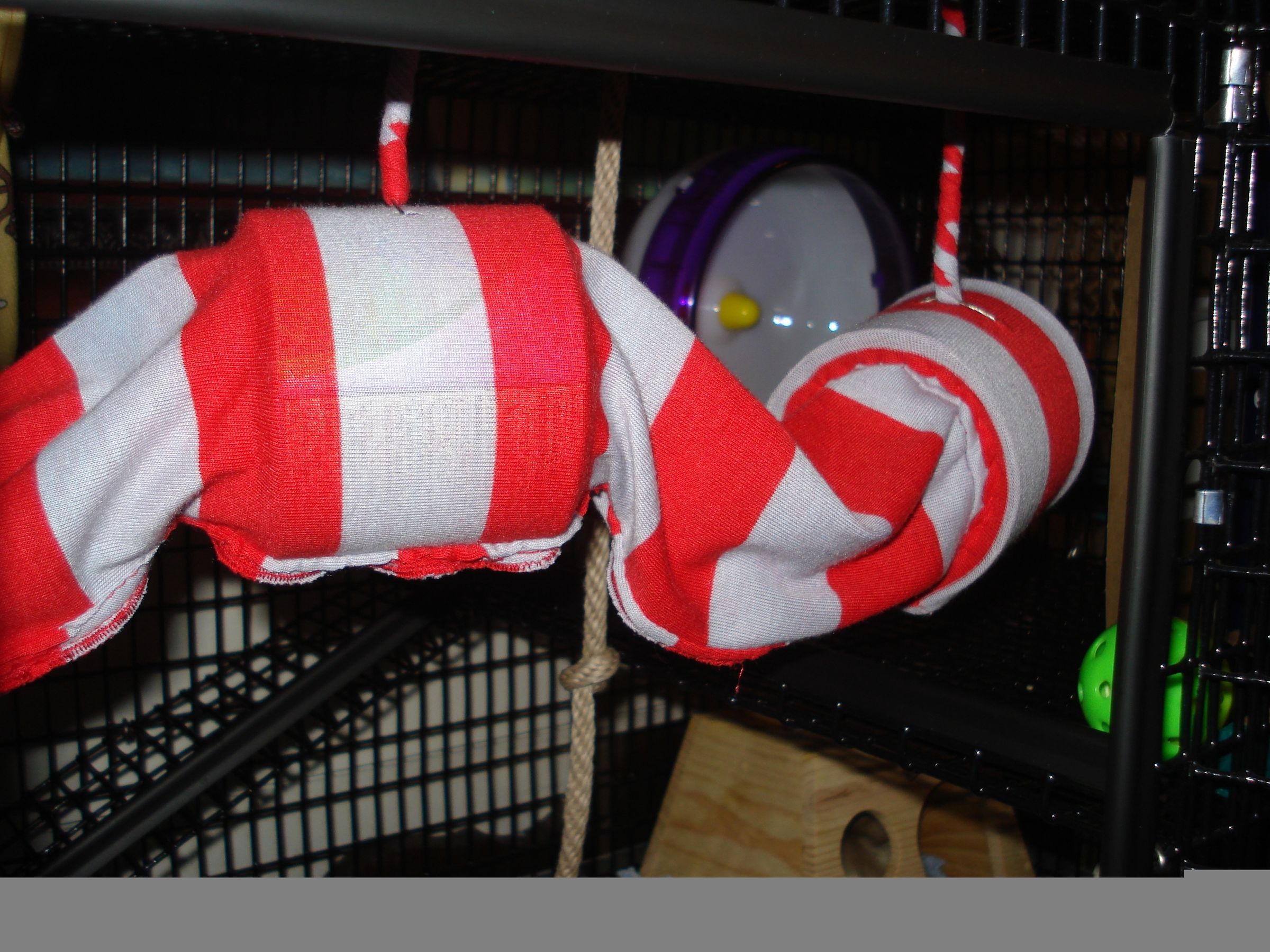 Pet Rat Tunnel and Hammock Toy