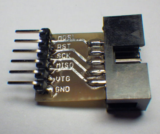 AVR ISP breadboard adapter