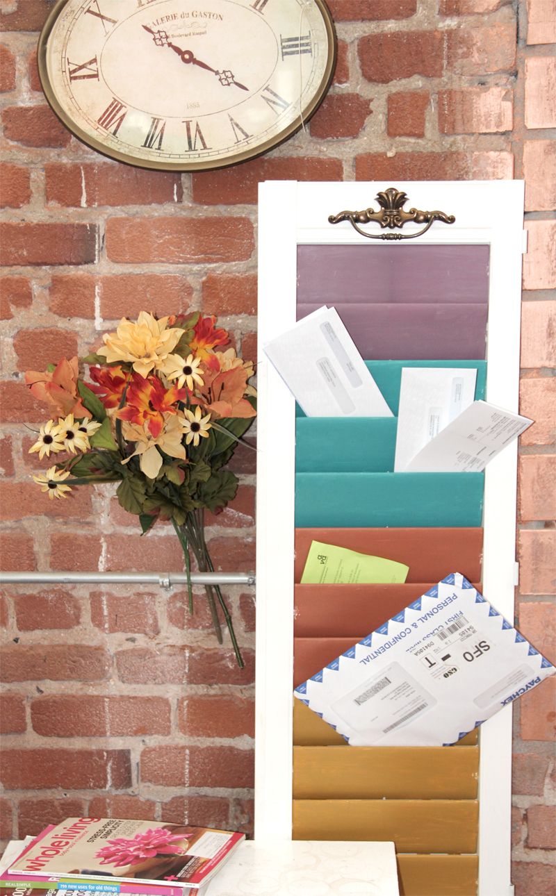 Window Shutter Mail Sorter