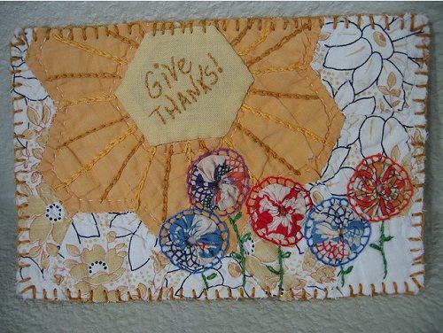 How to Make Your Own Quilted Postcards