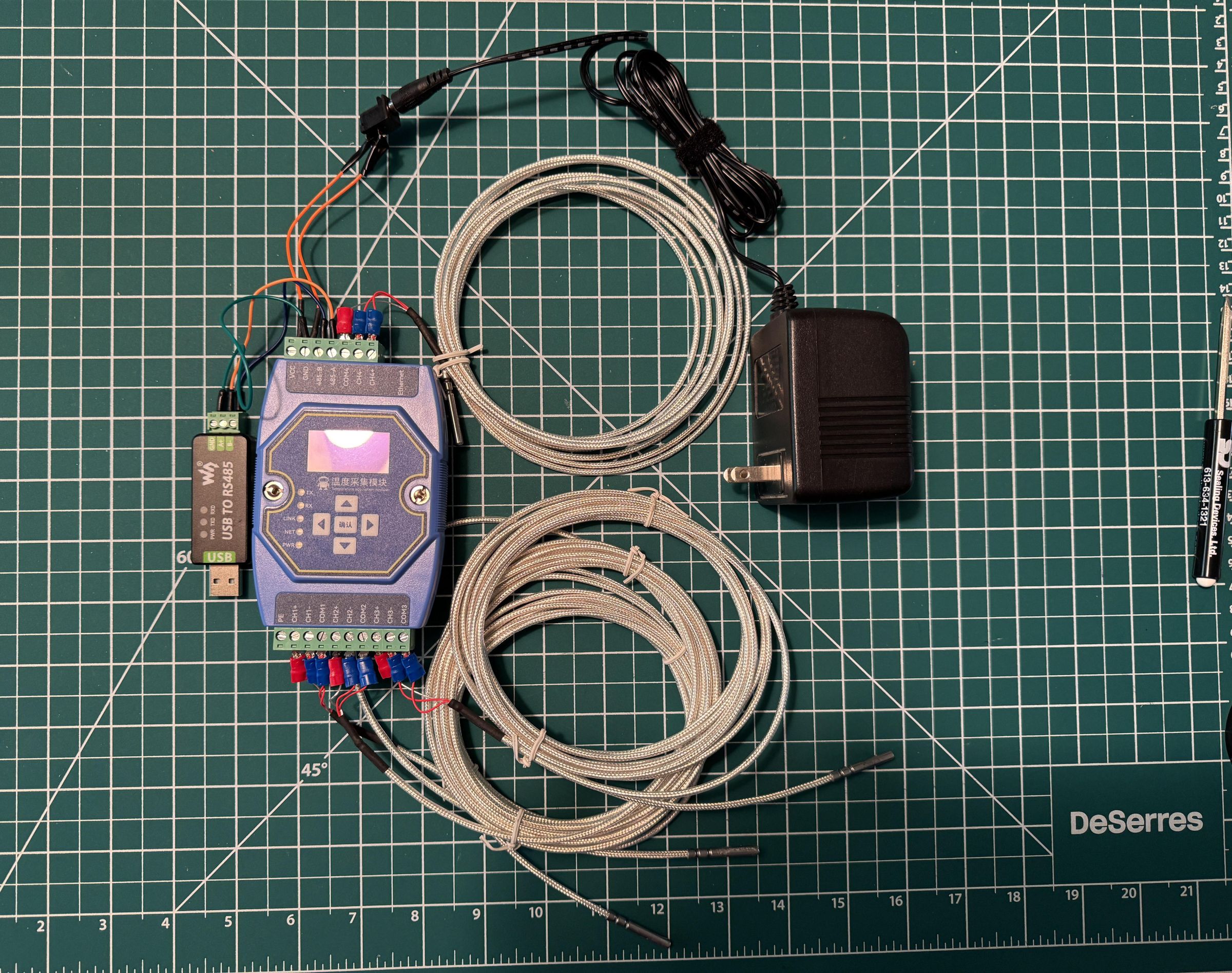 Modbus Python Script to Read PT100 Temperature Sensors