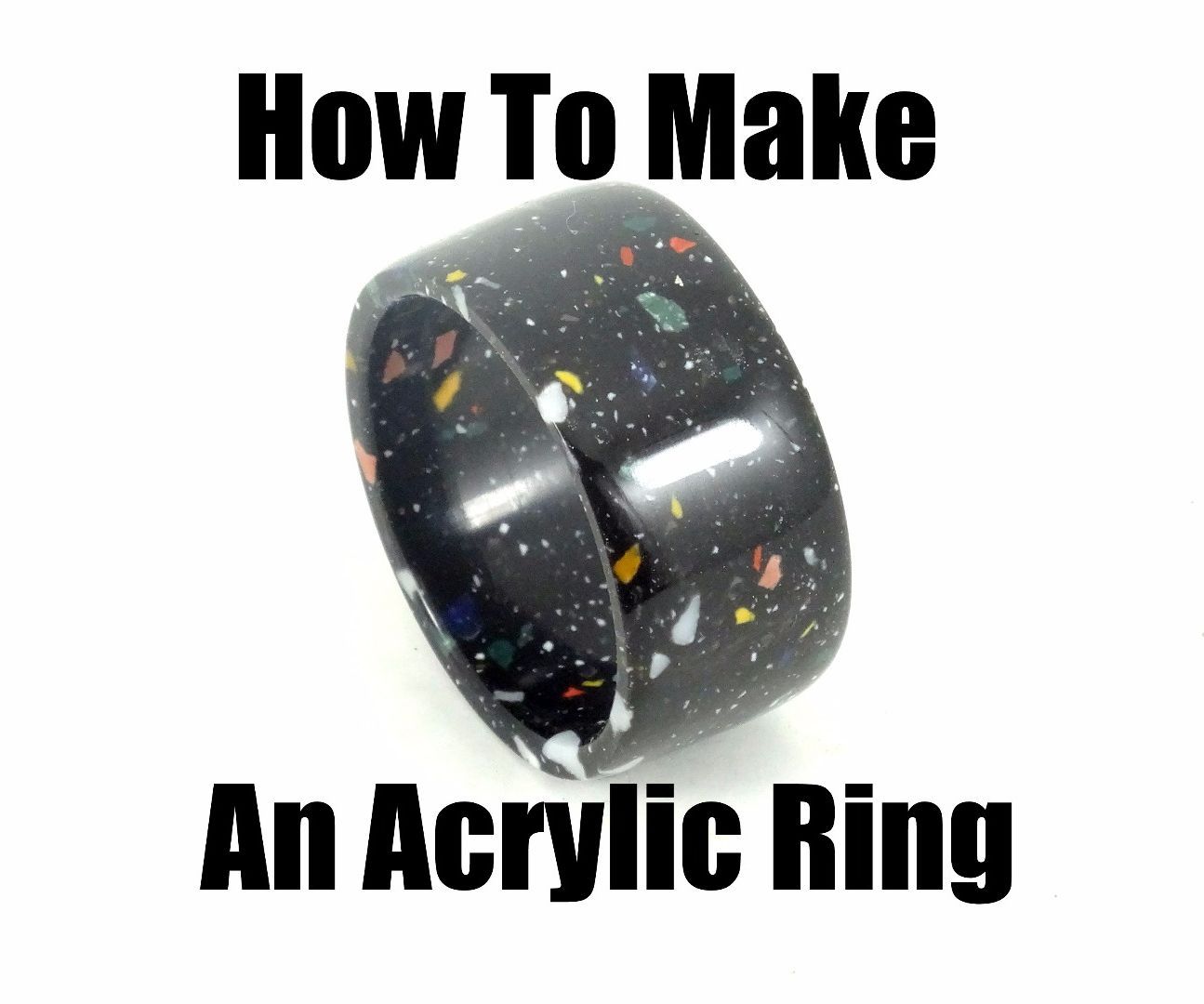 How to Make an Acrylic Ring With Corian