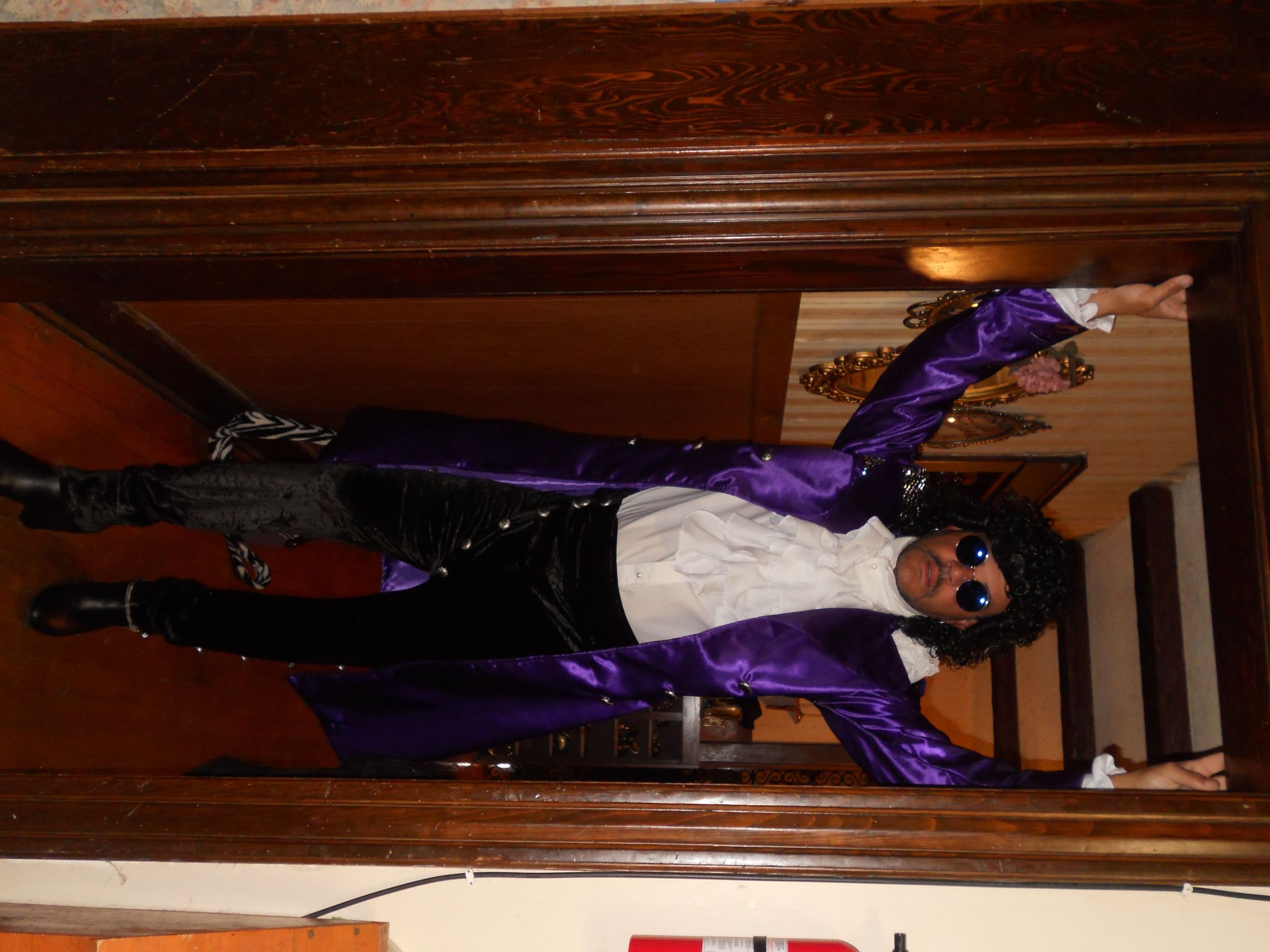 strapless open back dress Purple Rain' Prince-Inspired Dance Costume  Blackfeather Dancewear