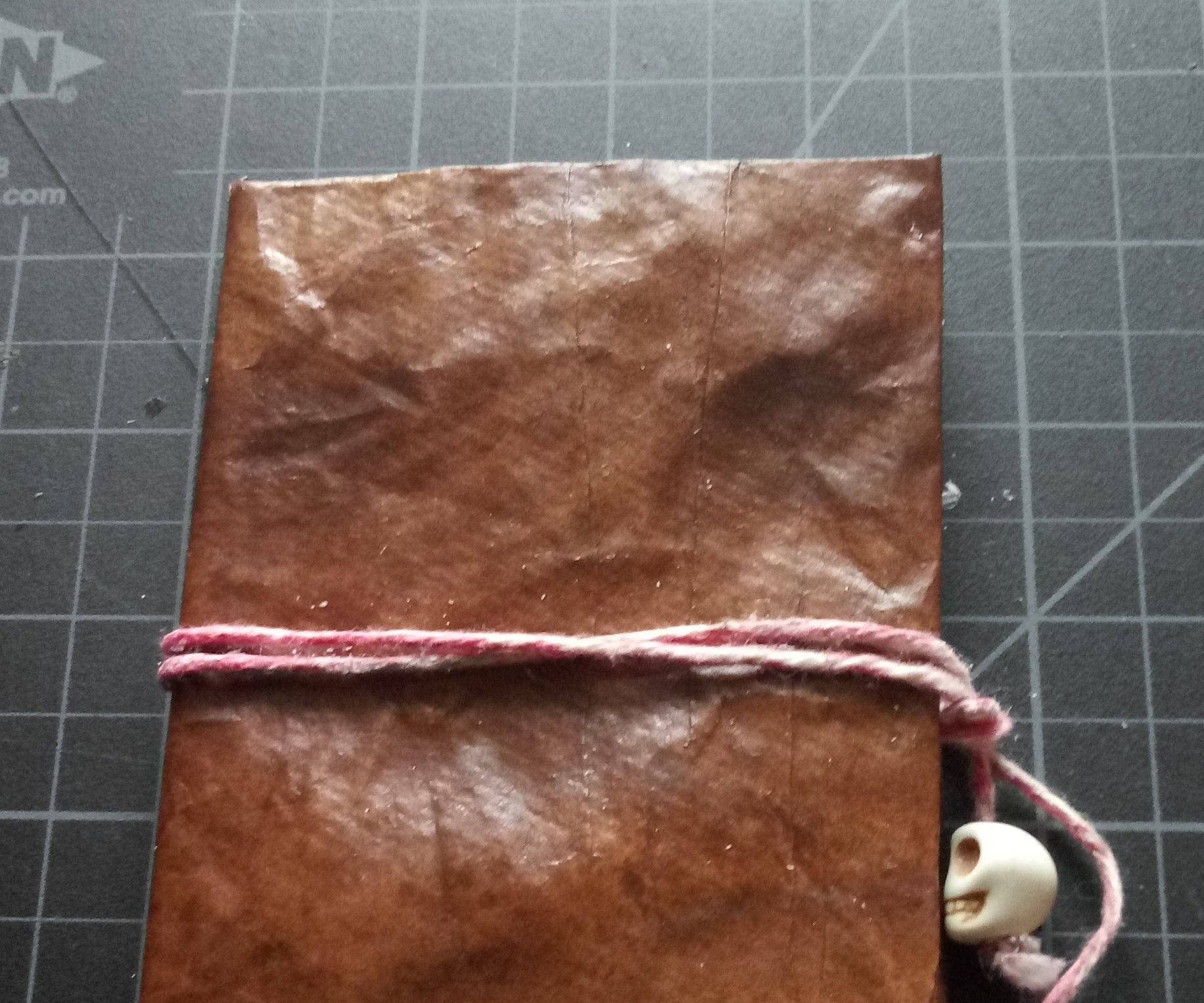 Faux Leather Book Cover From Paper Bags