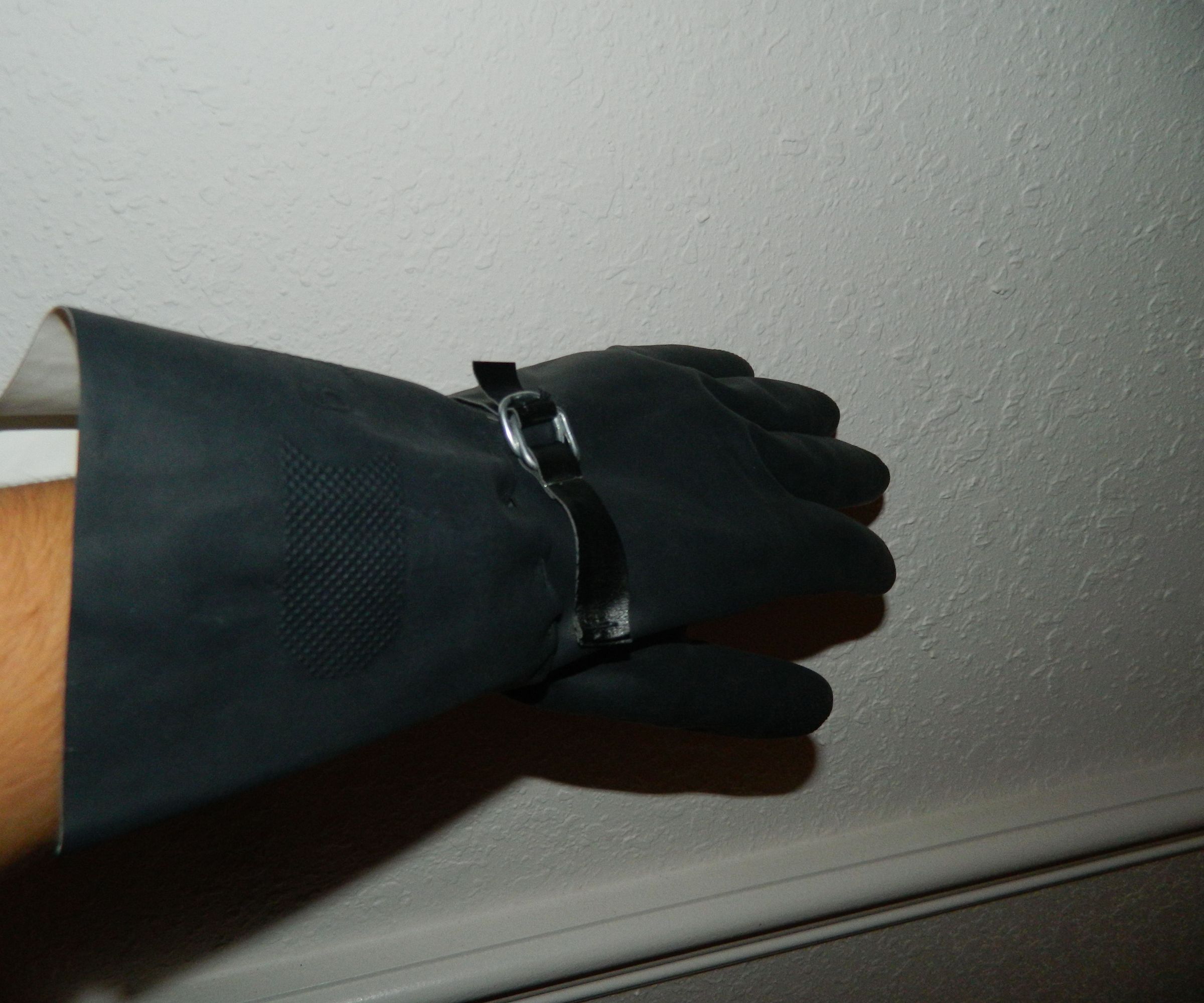 Cheap DIY Captain Hammer Gloves