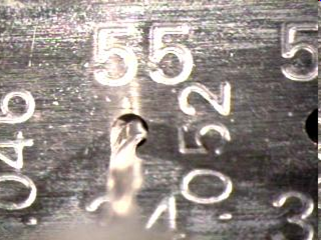 Use Drill Template Gauge to Size Eyelet OD