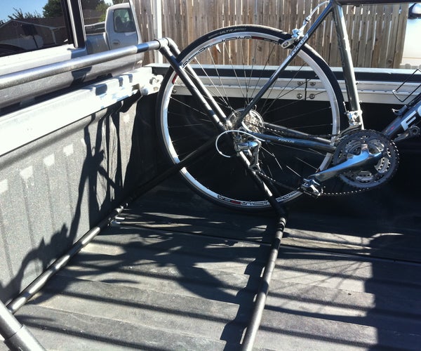 PVC Truck Bed Bike Rack