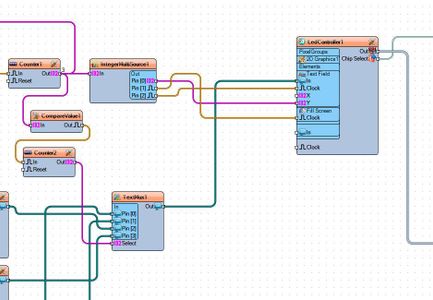 In Visuino Connect Components