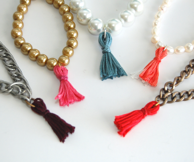 Thread Tassel Bracelet
