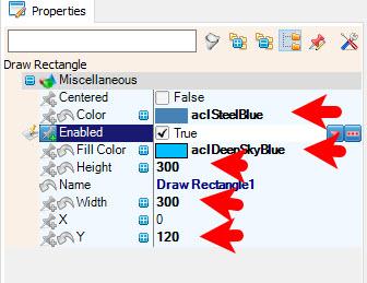 In Visuino Set Components
