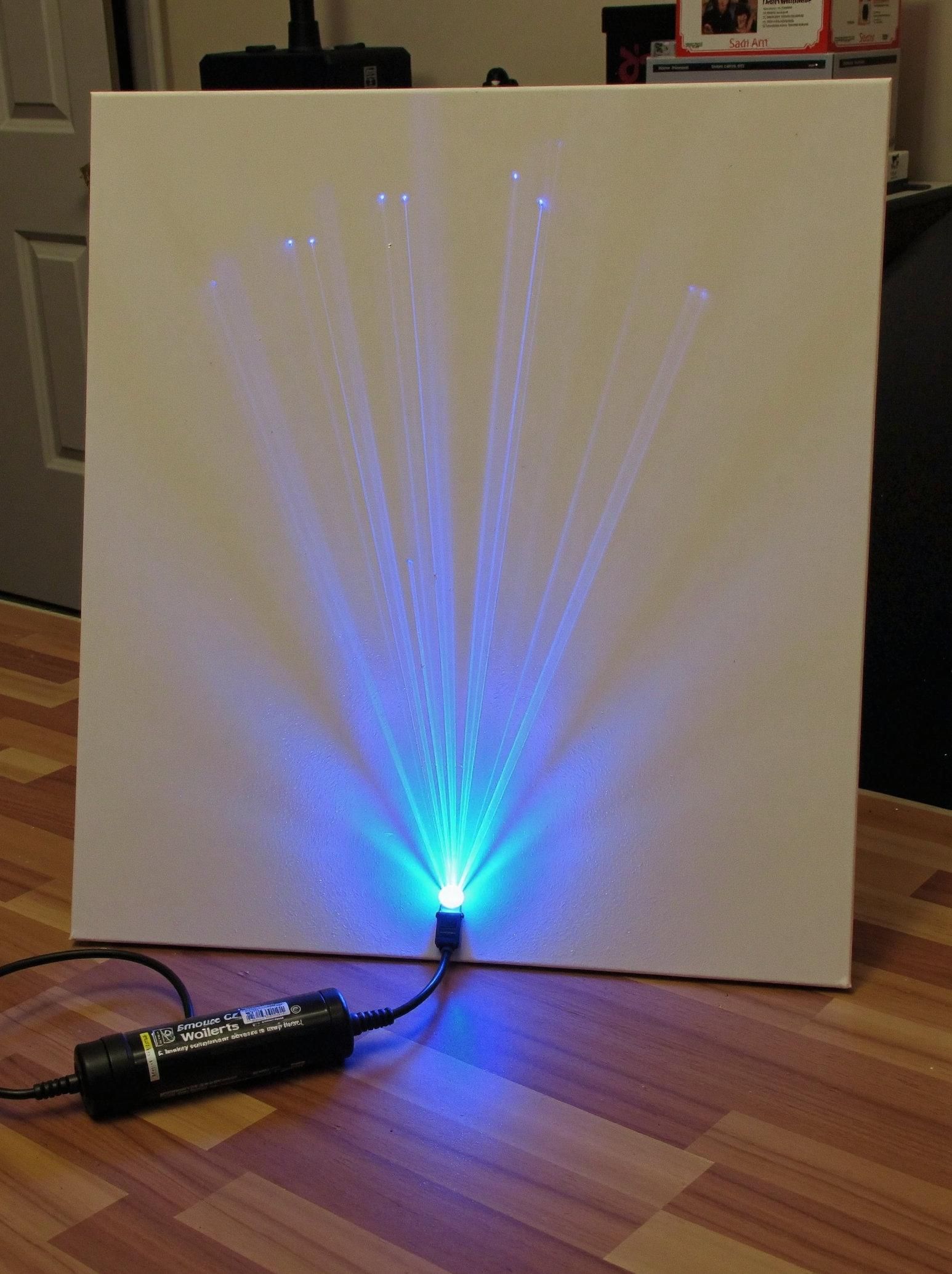 How I Added Fiber Optic Lights to My Canvas Print (and Made It Totally ...