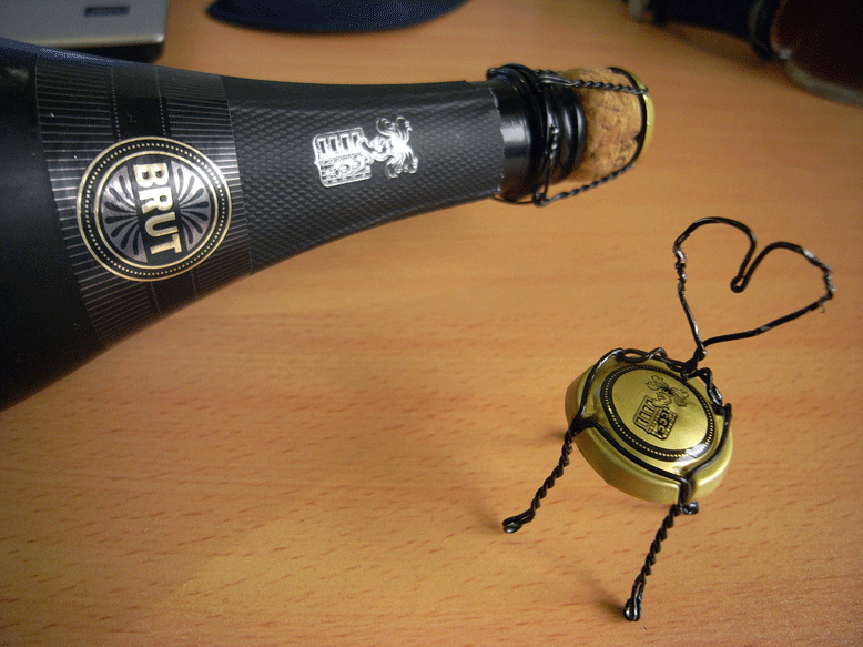 How to Make a Bottle of Champagne Even More Romantic