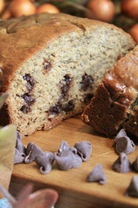 Chocolate Chip Banana Bread With 2 Bananas