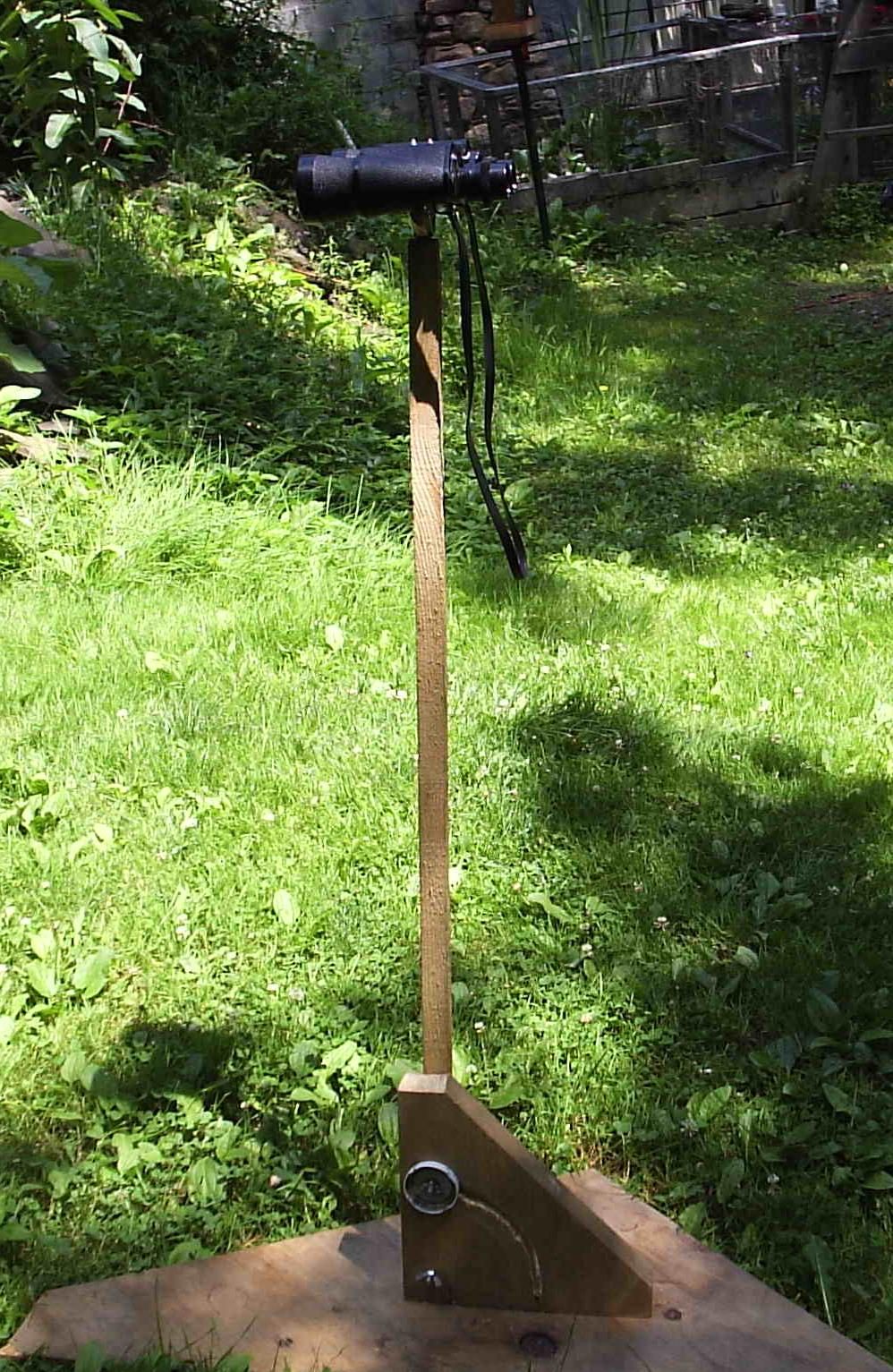 Homemade Binocular Stand