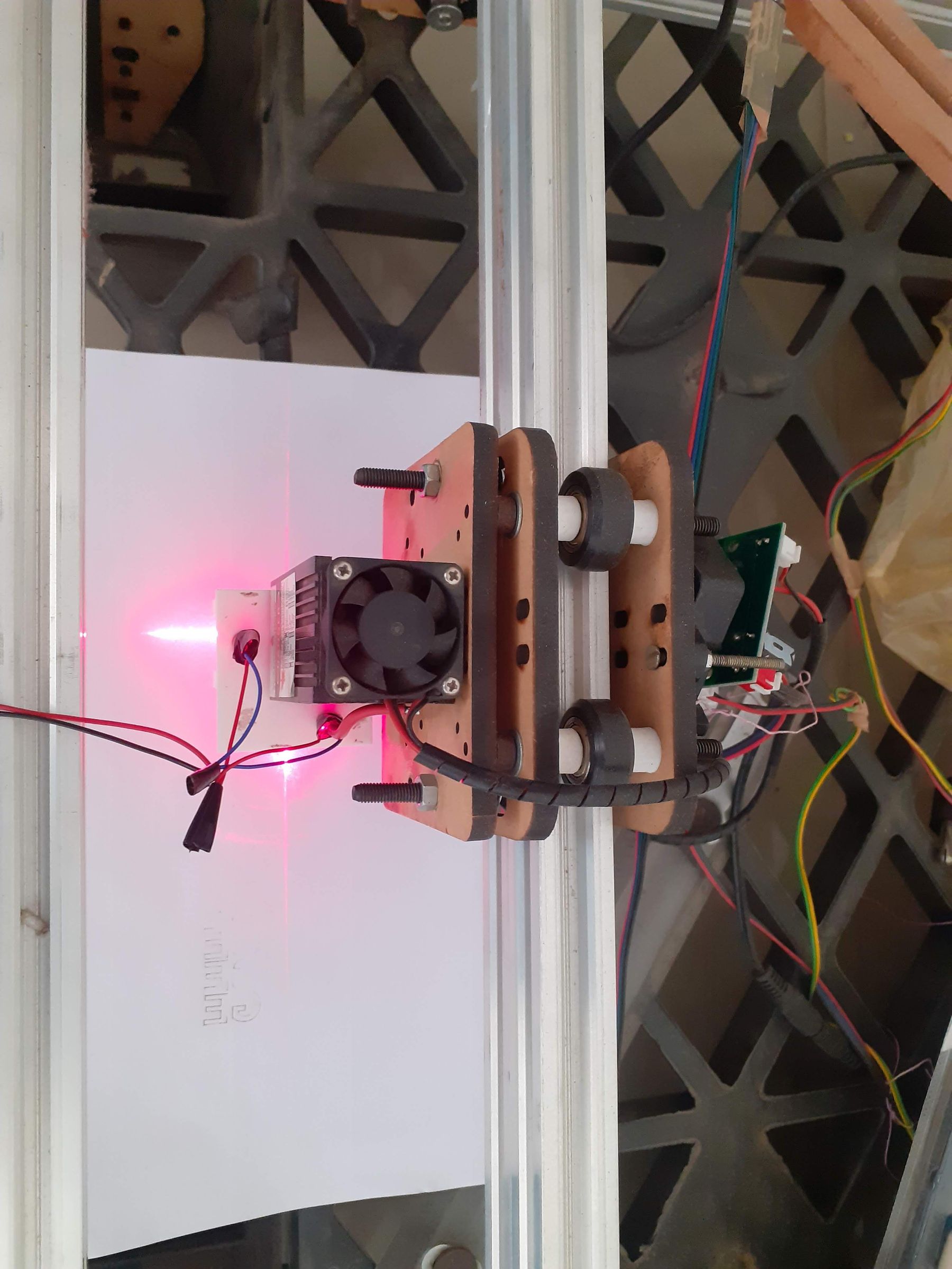 Laser Line Material Aligner for Laser Cutting Machine 6 Steps