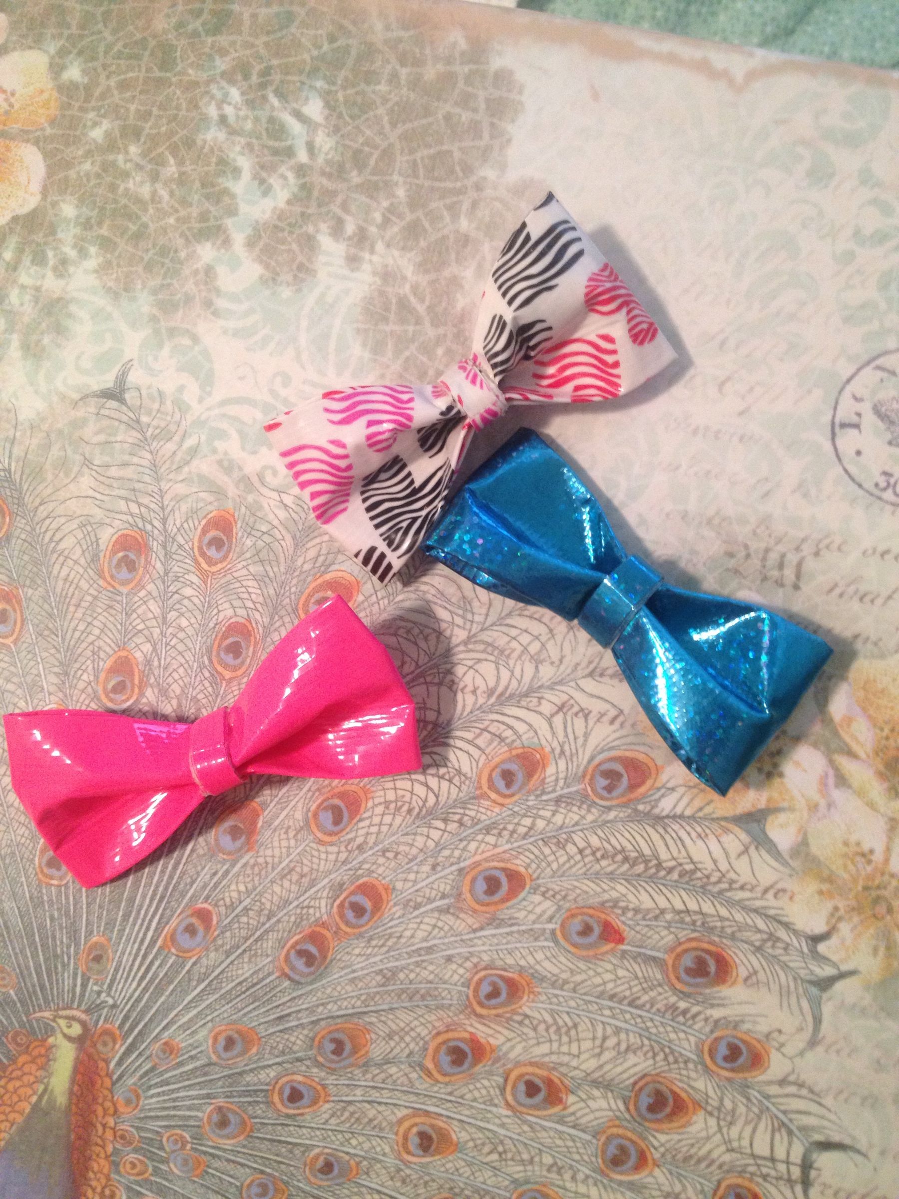 How To- Cute Duct Tape Bow