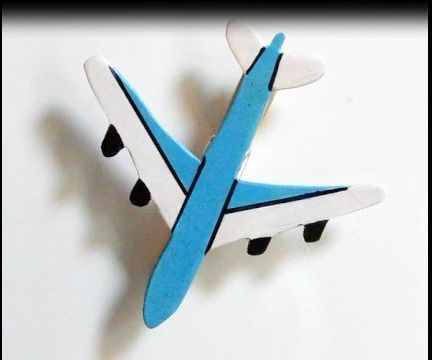 Making a Magnet Note Holder Airplane